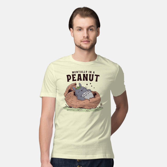 Mentally In A Peanut-Mens-Premium-Tee-GODZILLARGE