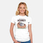 Mentally In A Peanut-Womens-Fitted-Tee-GODZILLARGE