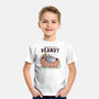 Mentally In A Peanut-Youth-Basic-Tee-GODZILLARGE