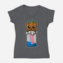 Baby Root-Womens-V-Neck-Tee-krisren28