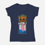 Baby Root-Womens-V-Neck-Tee-krisren28