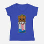 Baby Root-Womens-V-Neck-Tee-krisren28