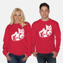 Kitty Cat-Unisex-Crew Neck-Sweatshirt-krisren28
