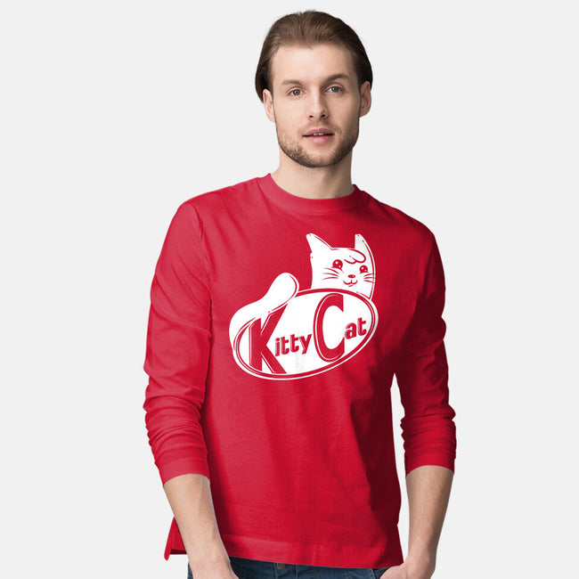 Kitty Cat-Mens-Long Sleeved-Tee-krisren28