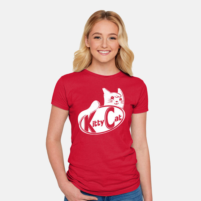 Kitty Cat-Womens-Fitted-Tee-krisren28