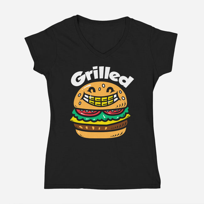 Grilled-Womens-V-Neck-Tee-krisren28