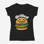 Grilled-Womens-V-Neck-Tee-krisren28