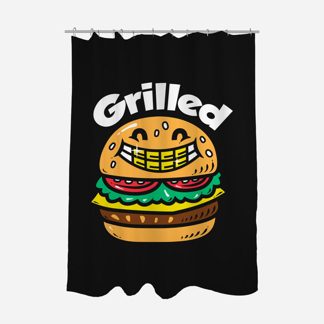 Grilled-None-Polyester-Shower Curtain-krisren28