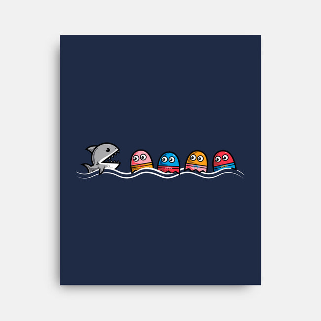 Summer Pac Shark-None-Stretched-Canvas-krisren28