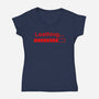 Loathing-Womens-V-Neck-Tee-Boggs Nicolas