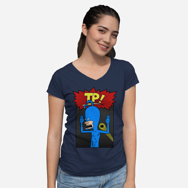 Spoonholio-Womens-V-Neck-Tee-Boggs Nicolas