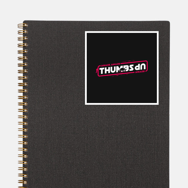 Thumbs Up Stars-None-Glossy-Sticker-rocketman_art