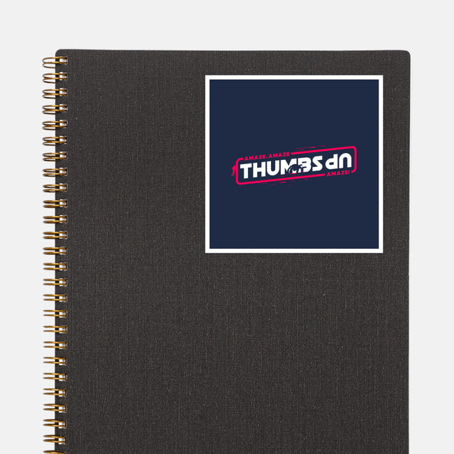 Thumbs Up Stars-None-Glossy-Sticker-rocketman_art