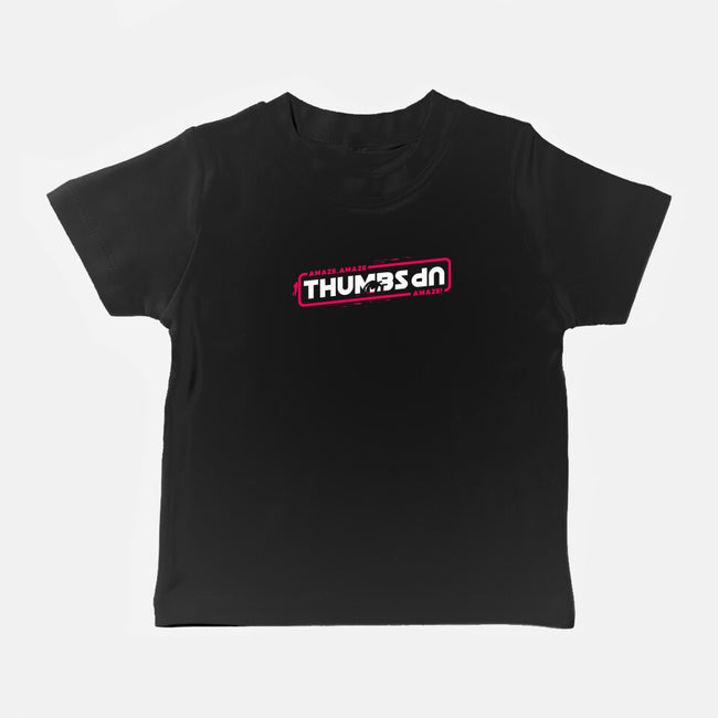 Thumbs Up Stars-Baby-Basic-Tee-rocketman_art