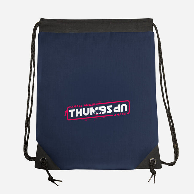 Thumbs Up Stars-None-Drawstring-Bag-rocketman_art