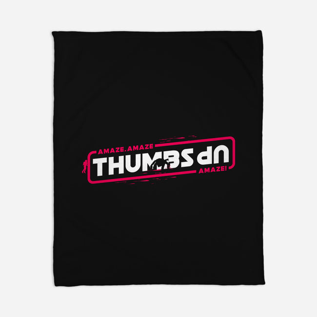 Thumbs Up Stars-None-Fleece-Blanket-rocketman_art