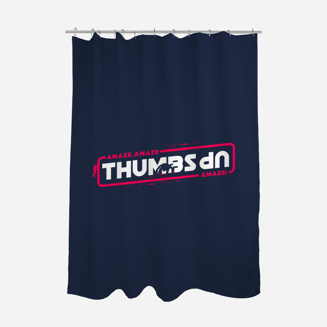 Thumbs Up Stars-None-Polyester-Shower Curtain-rocketman_art