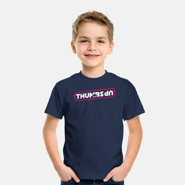 Thumbs Up Stars-Youth-Basic-Tee-rocketman_art