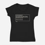 System Requirements-Womens-V-Neck-Tee-rocketman_art