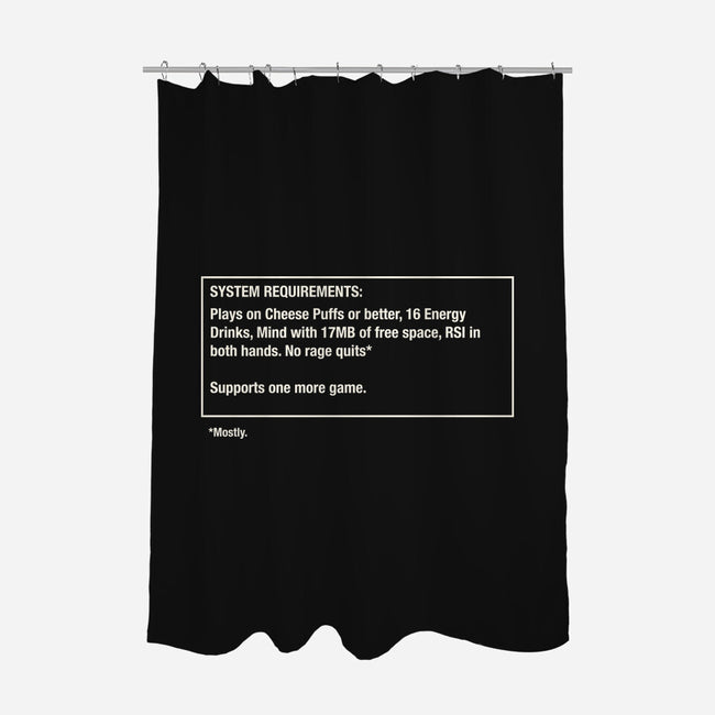 System Requirements-None-Polyester-Shower Curtain-rocketman_art