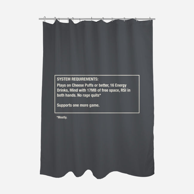 System Requirements-None-Polyester-Shower Curtain-rocketman_art