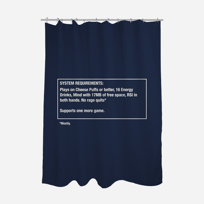 System Requirements-None-Polyester-Shower Curtain-rocketman_art