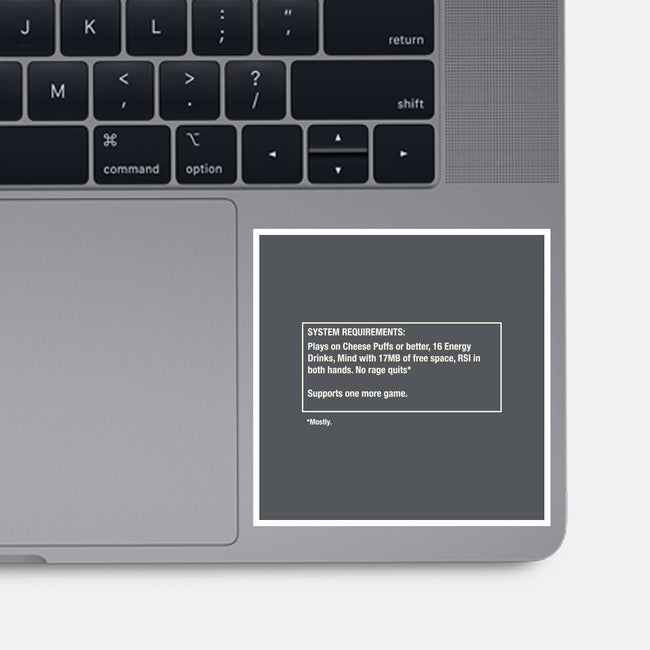System Requirements-None-Glossy-Sticker-rocketman_art