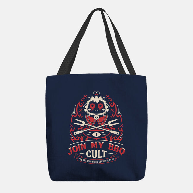 Join My Barbecue Cult-None-Basic Tote-Bag-LAGELANTEE