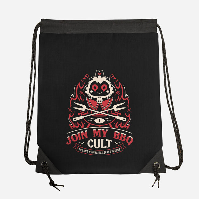 Join My Barbecue Cult-None-Drawstring-Bag-LAGELANTEE