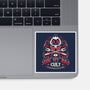 Join My Barbecue Cult-None-Glossy-Sticker-LAGELANTEE