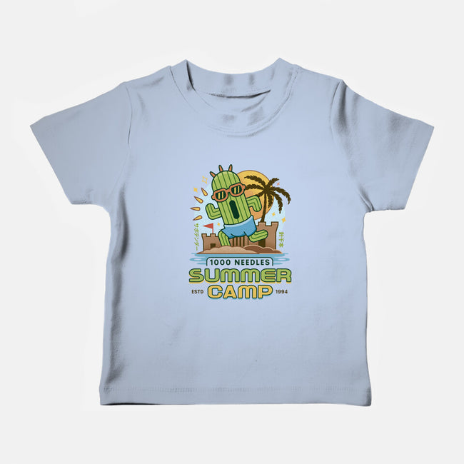 Cactuar Summer Camp Vintage-Baby-Basic-Tee-LAGELANTEE