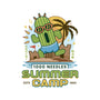 Cactuar Summer Camp Vintage-Womens-V-Neck-Tee-LAGELANTEE