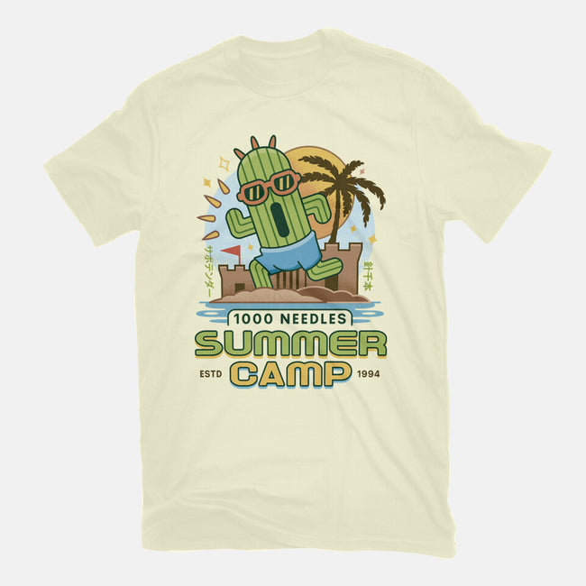 Cactuar Summer Camp Vintage-Mens-Basic-Tee-LAGELANTEE