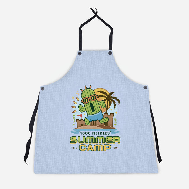 Cactuar Summer Camp Vintage-Unisex-Kitchen-Apron-LAGELANTEE