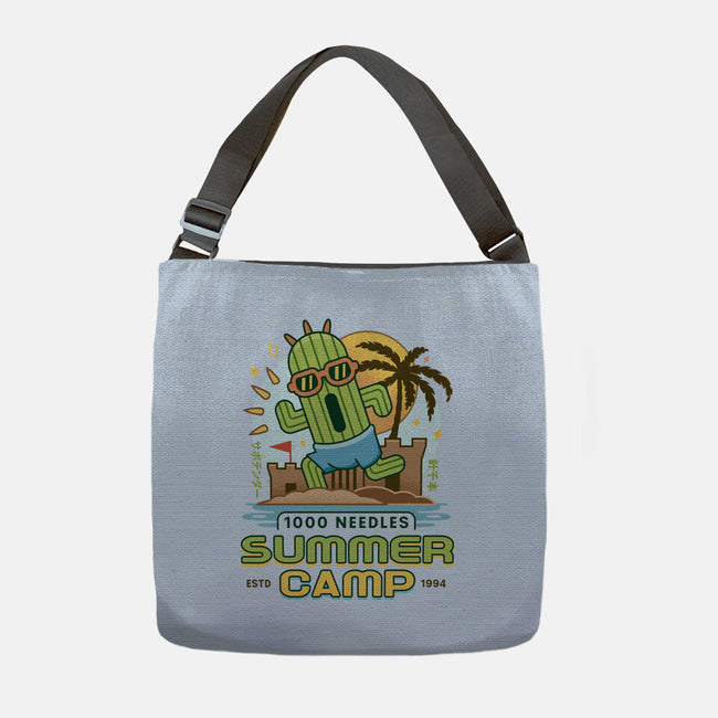 Cactuar Summer Camp Vintage-None-Adjustable Tote-Bag-LAGELANTEE