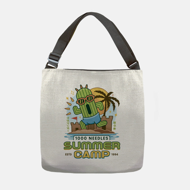Cactuar Summer Camp Vintage-None-Adjustable Tote-Bag-LAGELANTEE