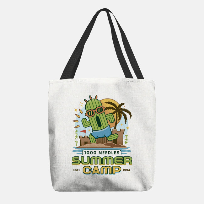 Cactuar Summer Camp Vintage-None-Basic Tote-Bag-LAGELANTEE