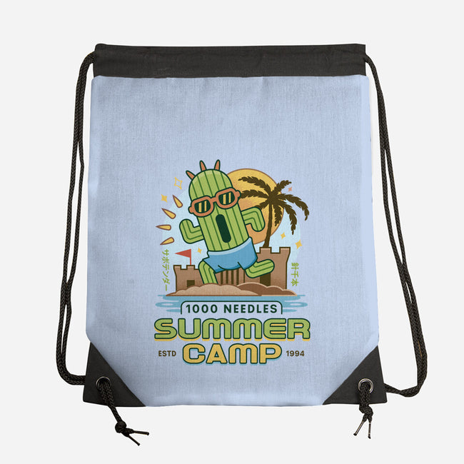 Cactuar Summer Camp Vintage-None-Drawstring-Bag-LAGELANTEE