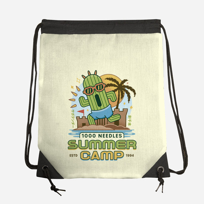 Cactuar Summer Camp Vintage-None-Drawstring-Bag-LAGELANTEE