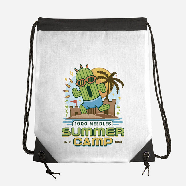 Cactuar Summer Camp Vintage-None-Drawstring-Bag-LAGELANTEE