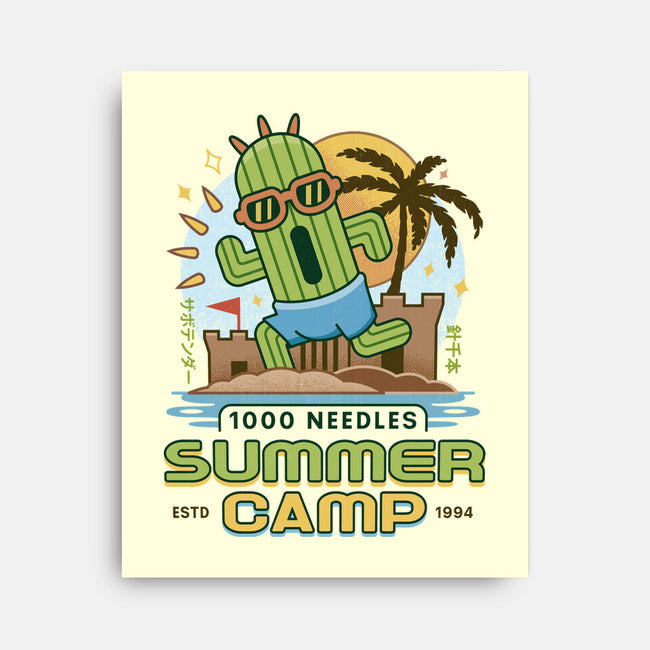 Cactuar Summer Camp Vintage-None-Stretched-Canvas-LAGELANTEE