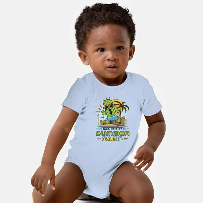 Cactuar Summer Camp Vintage-Baby-Basic-Onesie-LAGELANTEE
