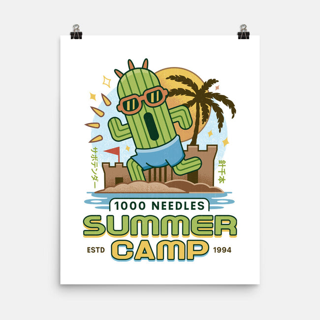 Cactuar Summer Camp Vintage-None-Matte-Poster-LAGELANTEE