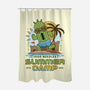 Cactuar Summer Camp Vintage-None-Polyester-Shower Curtain-LAGELANTEE