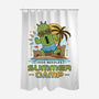Cactuar Summer Camp Vintage-None-Polyester-Shower Curtain-LAGELANTEE