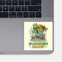 Cactuar Summer Camp Vintage-None-Glossy-Sticker-LAGELANTEE