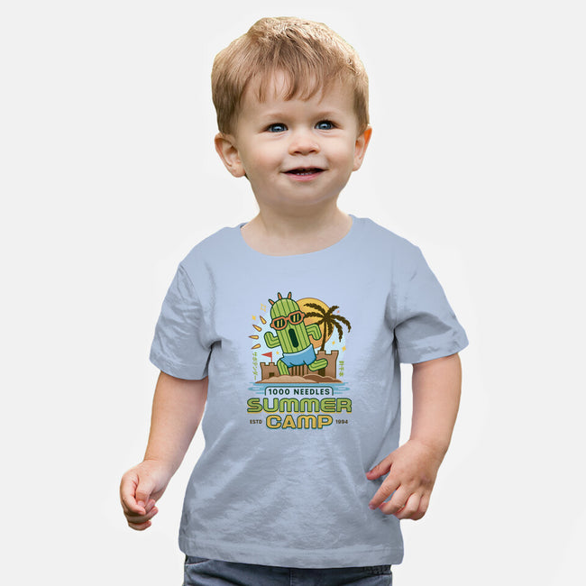 Cactuar Summer Camp Vintage-Baby-Basic-Tee-LAGELANTEE