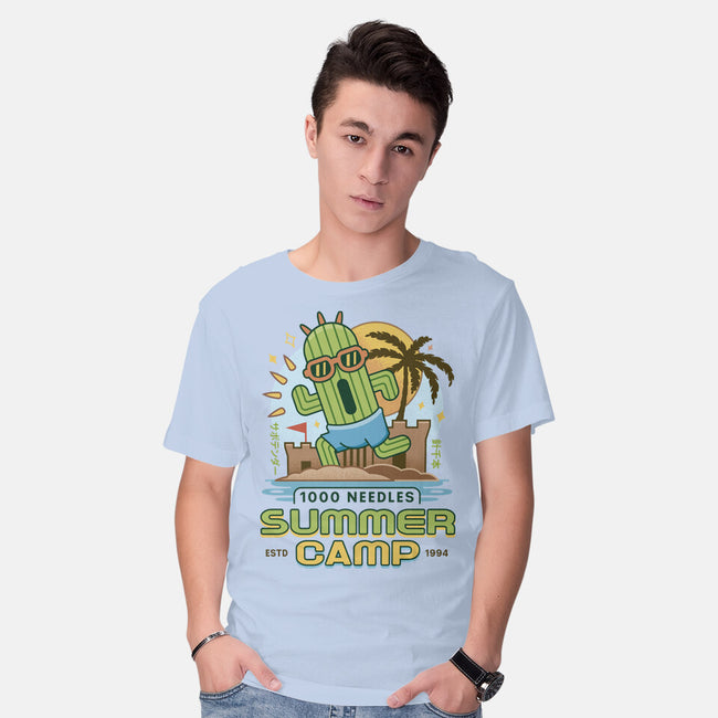 Cactuar Summer Camp Vintage-Mens-Basic-Tee-LAGELANTEE