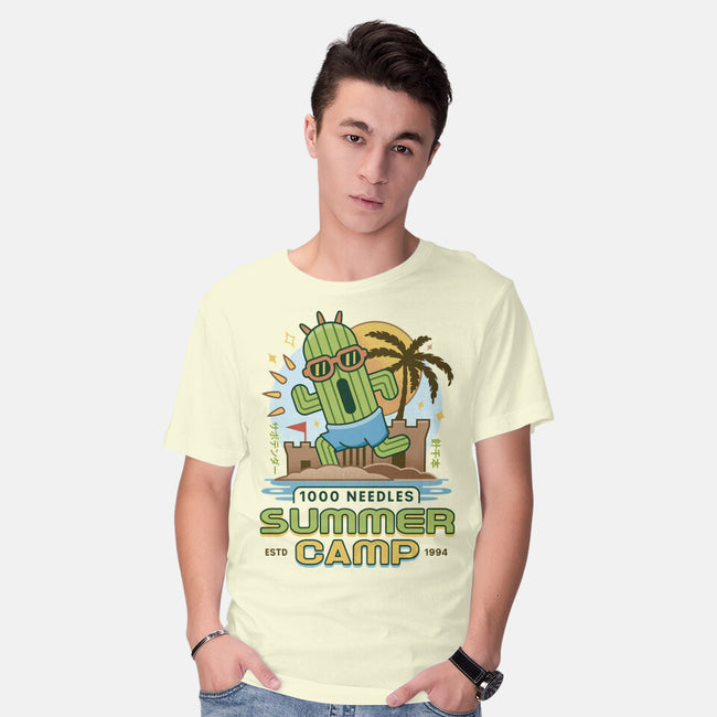 Cactuar Summer Camp Vintage-Mens-Basic-Tee-LAGELANTEE