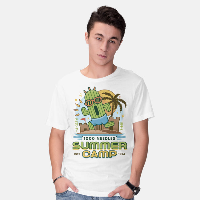 Cactuar Summer Camp Vintage-Mens-Basic-Tee-LAGELANTEE